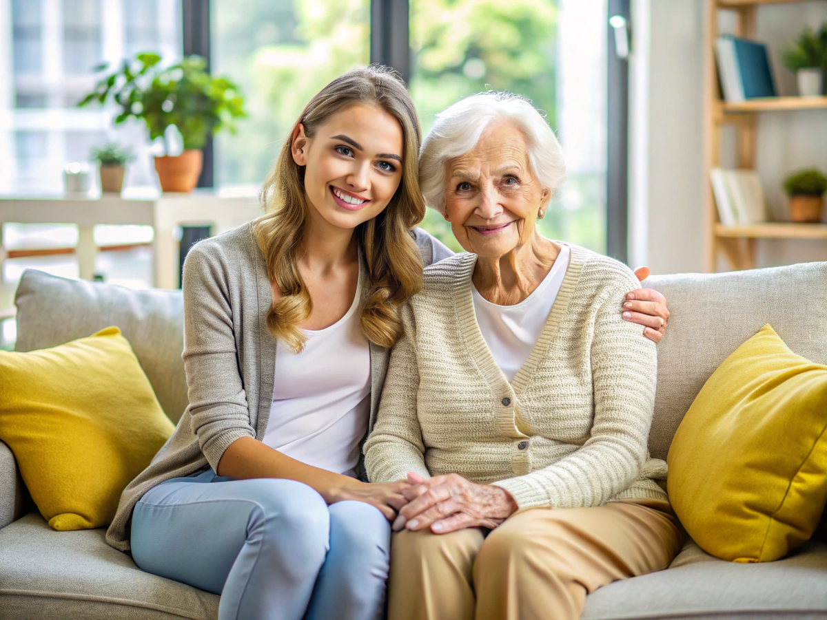 Бабушка и внучка