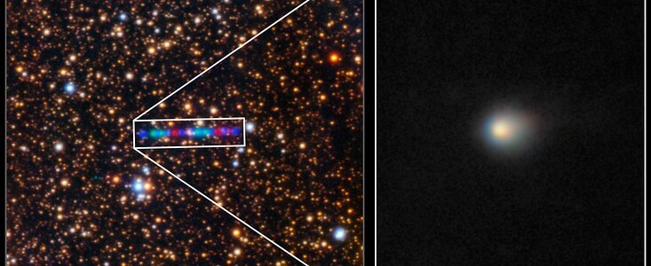 NOIRLab📷Снимки кометы A11pl3Z, снятые на телескоп Gemini North