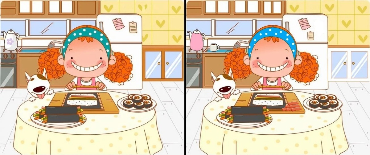 Найдите 10 отличий *Умная кухня