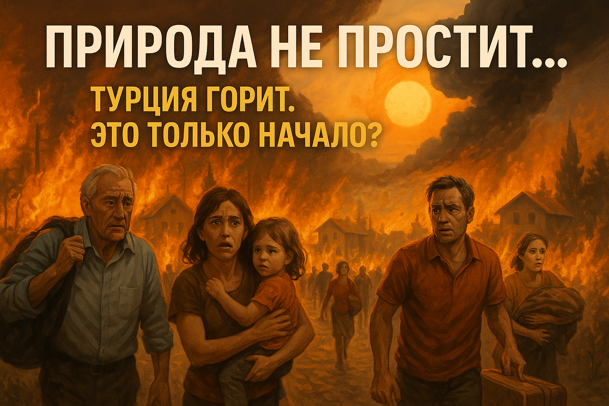 🌍 Природа мстит? 🔥 Турция в огне, жара за 50°, люди бегут! Это предупреждение? 🤯