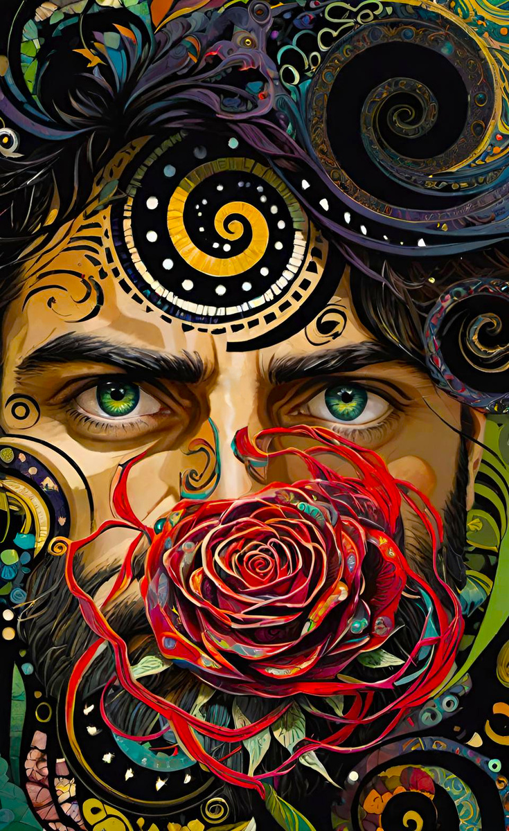 Искушение. Иллюстрация создана с помощью нейросети DreamAl и программы Photoshop.