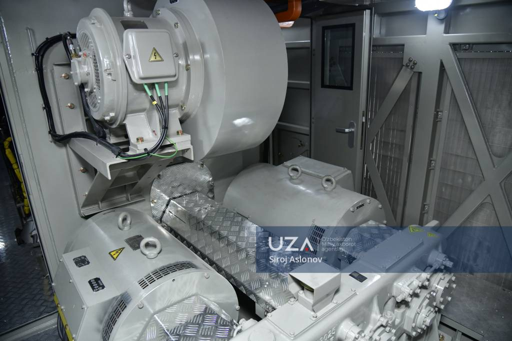 16-цилиндровый двигатель локомотива O’Z12T. Источник: Siroj Aslonov/UZA