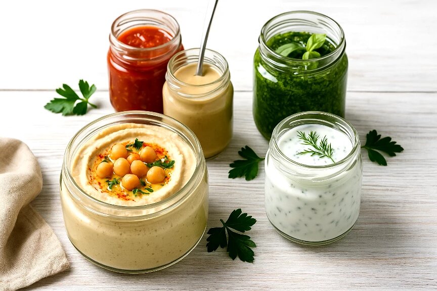 7 соусов, которые делают блюда легче и полезнее