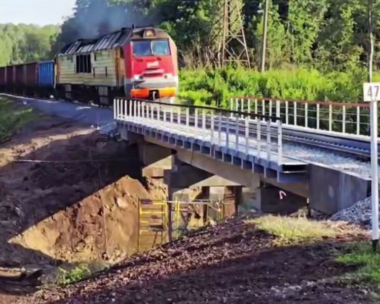     В Курской области восстановили путепровод на участке Остапово – Михайловский Рудник