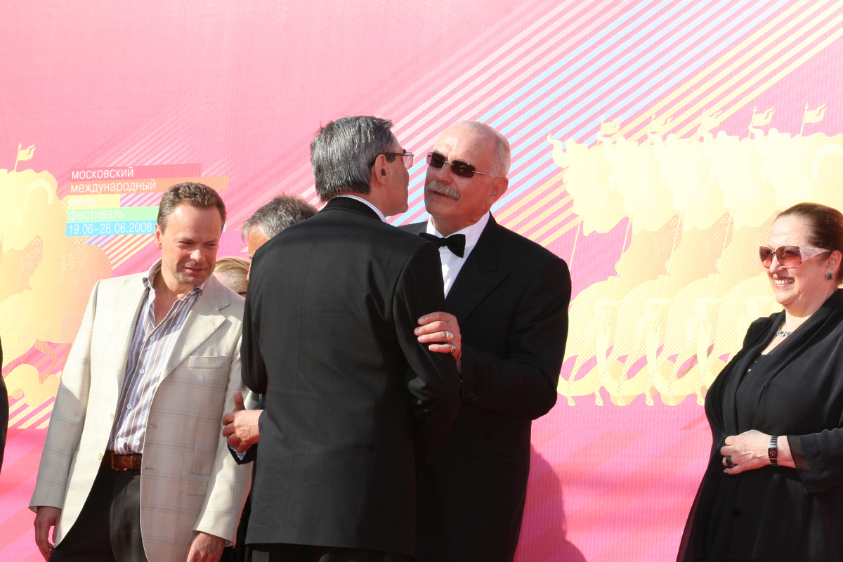 Александр Панкратов-Черный и Никита Михалков. Фото: Лариса Кудрявцева