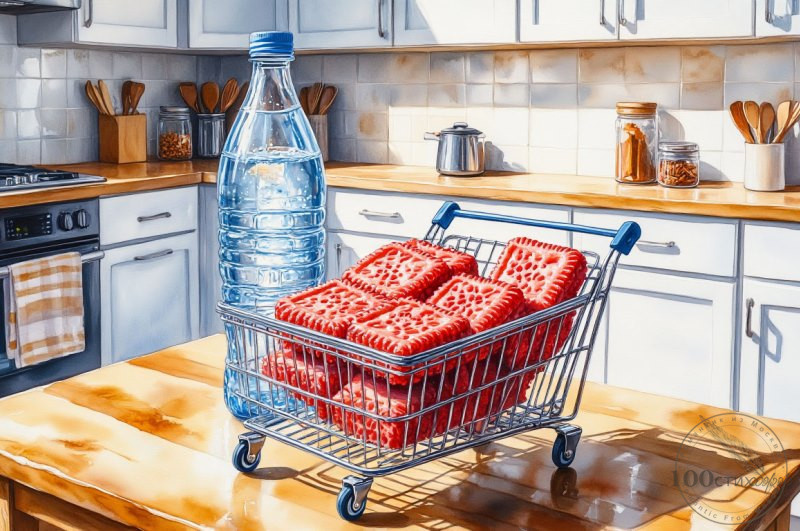 Нарзан с печеньем