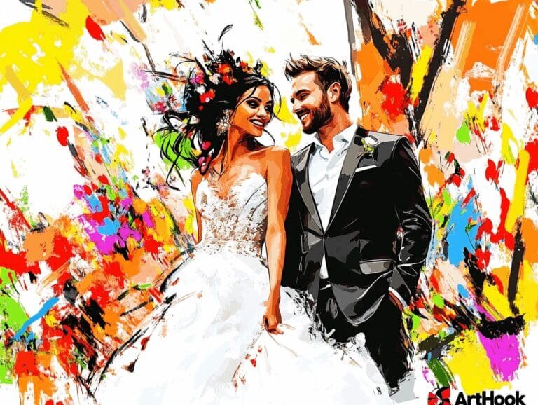    Как заказать уникальный портрет на свадьбу: создайте вечную память о любви и счастье Art-Hook.Ru