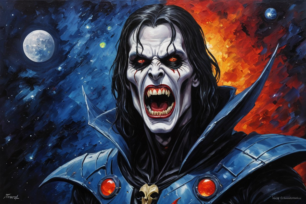 Космический вампир по версии ИИ