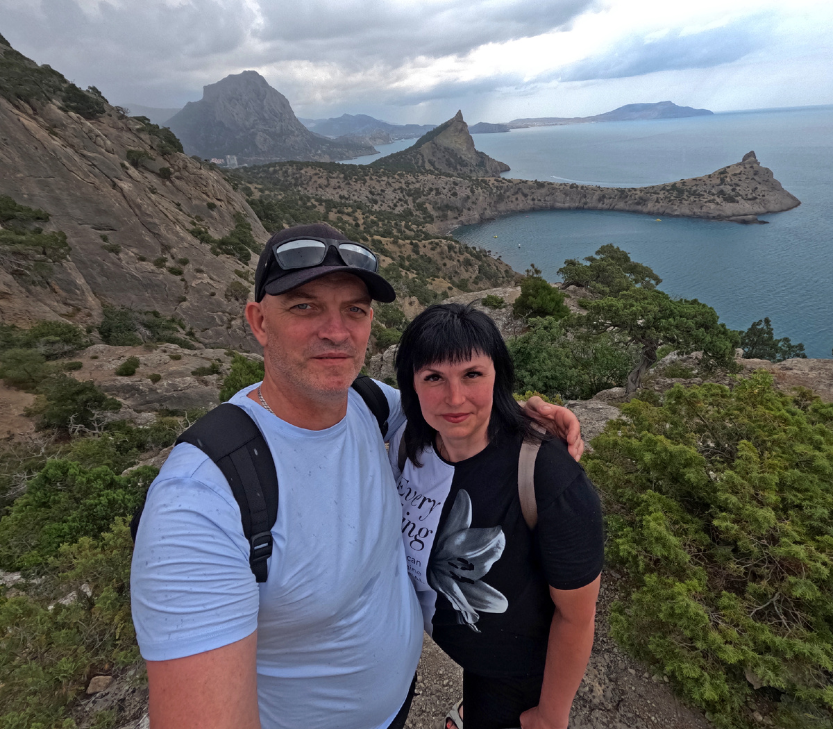 На горе Караул - Оба.