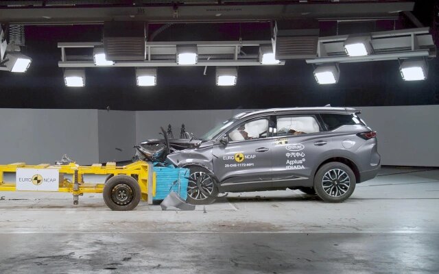 Chery Tiggo 7. Фото Euro NCAP