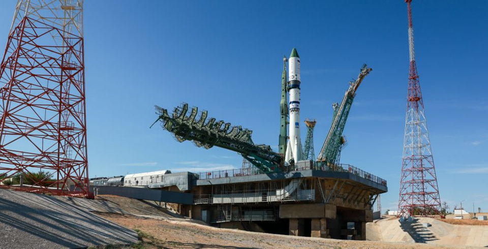 РН «Союз-2.1а» с ТГК «Прогресс МС-31» на стартовом комплексе №31 космодрома Байконур перед стартом. Фото: РКК «Энергия»