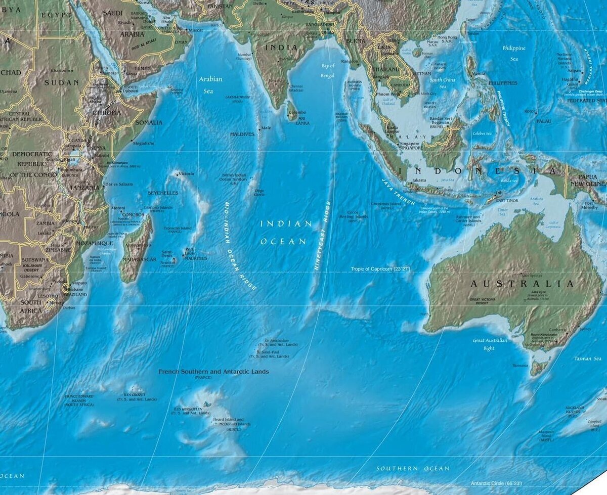 Чаще всего это явление наблюдается в Индийском океане.