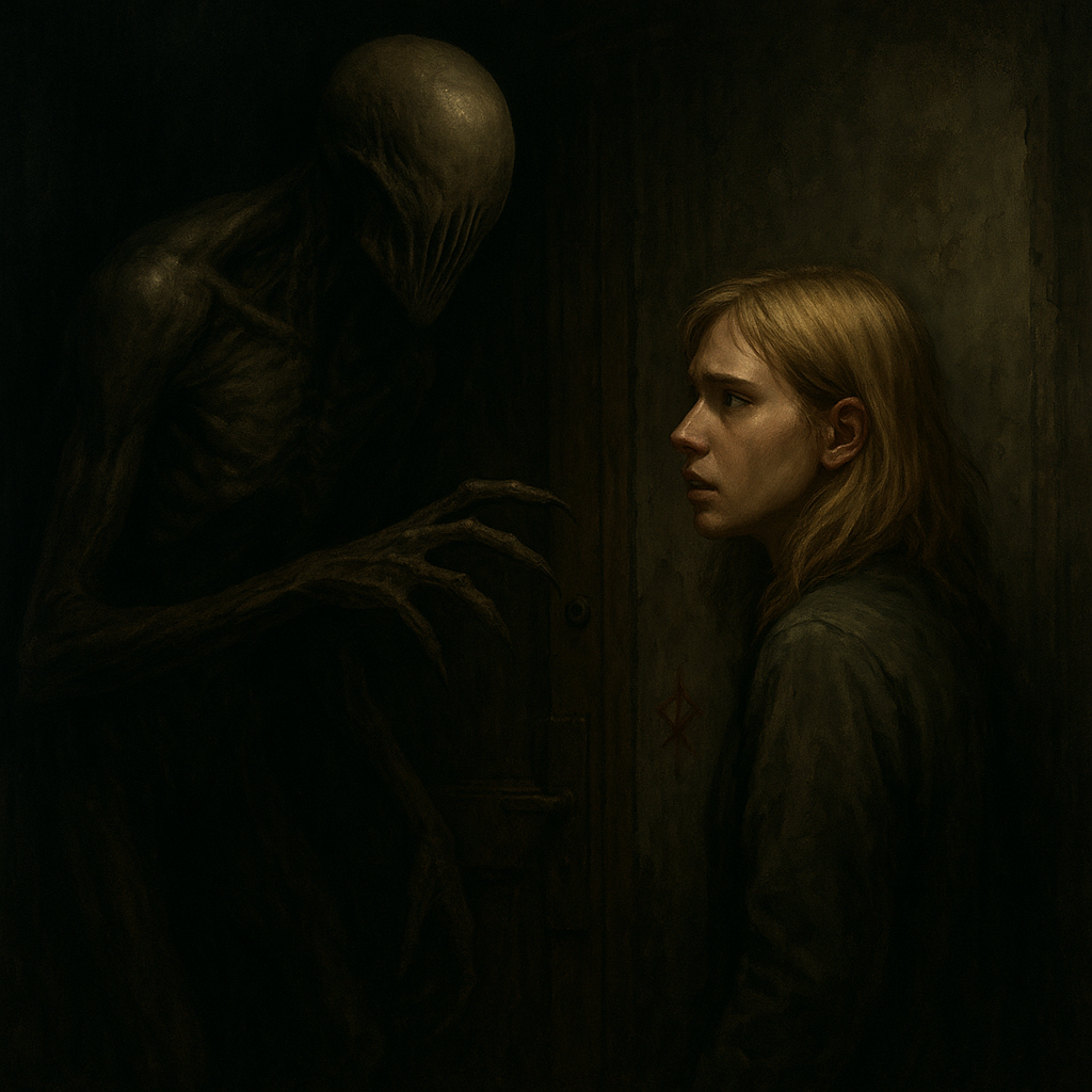 Она думала, что одиночество — это тишина. Но в её квартире тишина начала дышать, двигать предметы и отсчитывать семь дней до финала жуткой игры.