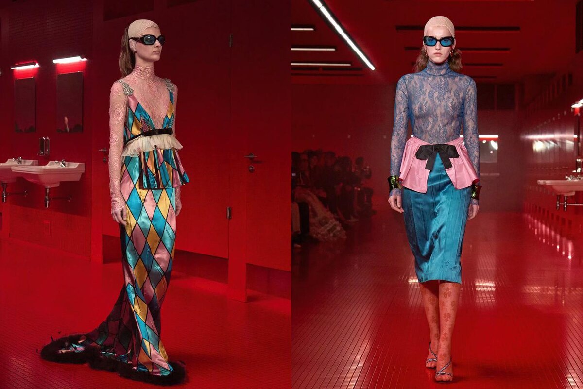 Показ Valentino. valentino.com 