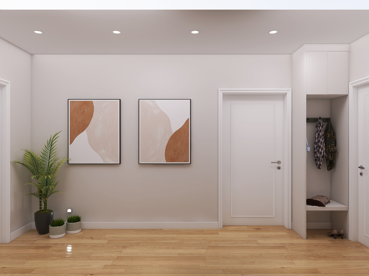 Вид на входную дверь 