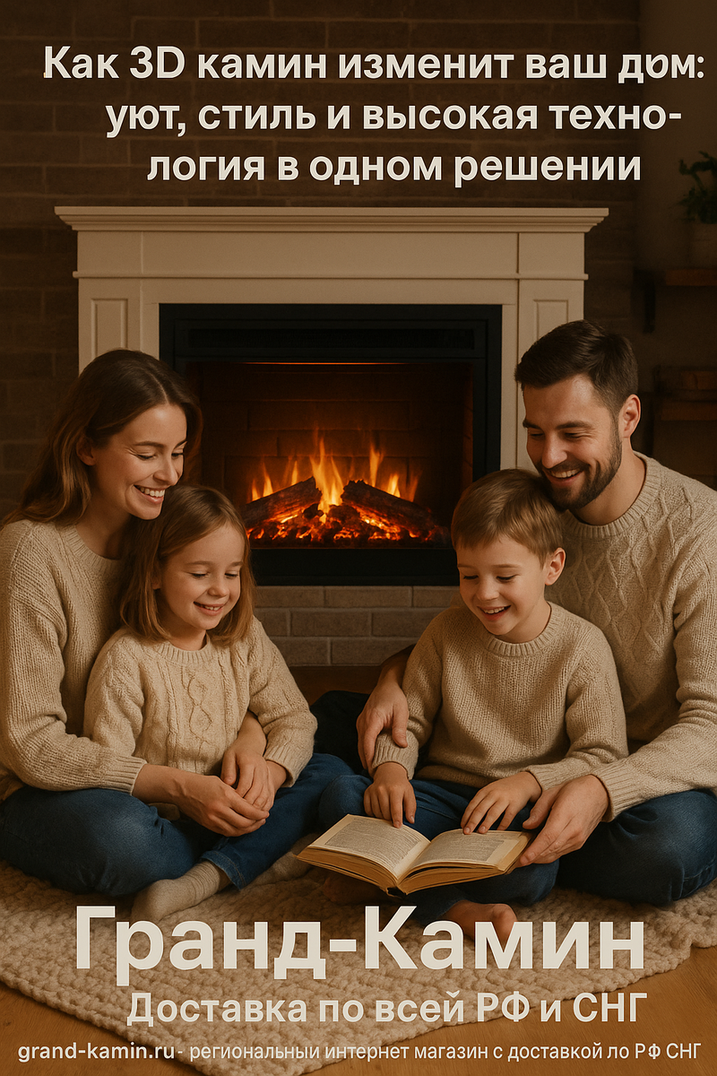    Как 3D камин Kanti изменит ваш дом: уют, стиль и высокая технология в одном решении Kamin
