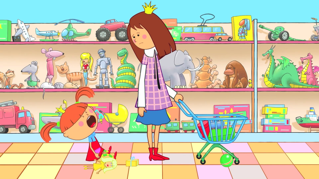 Кадр из мультсериала «Жила-была царевна»