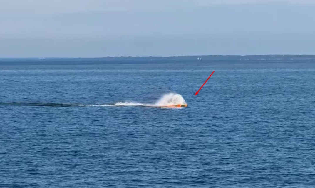 Российский БЭК уничтожает морскую цель. Кадры Минобороны РФ