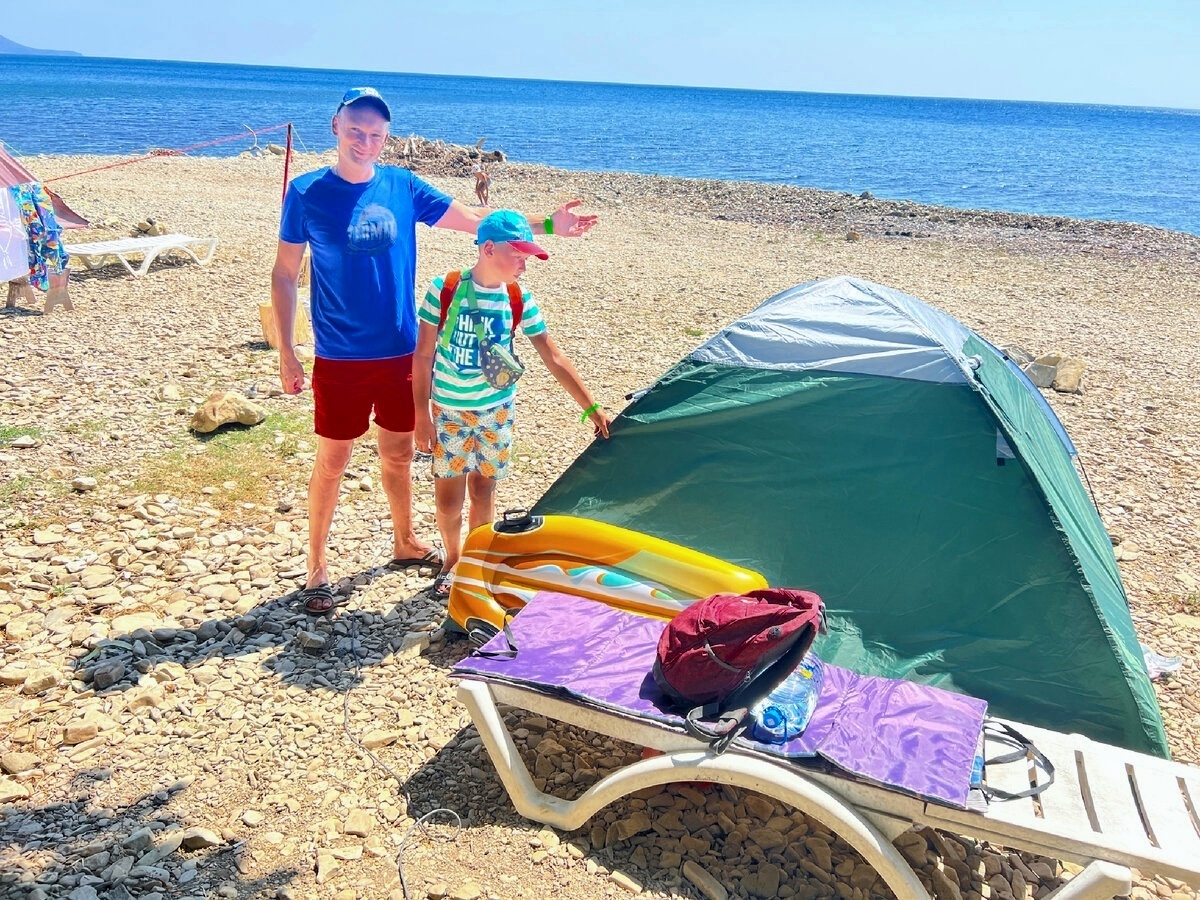 На Чёрное море с палаткой, 2023 год