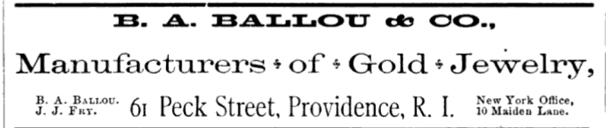 Рекламное объявление 1889 год . 