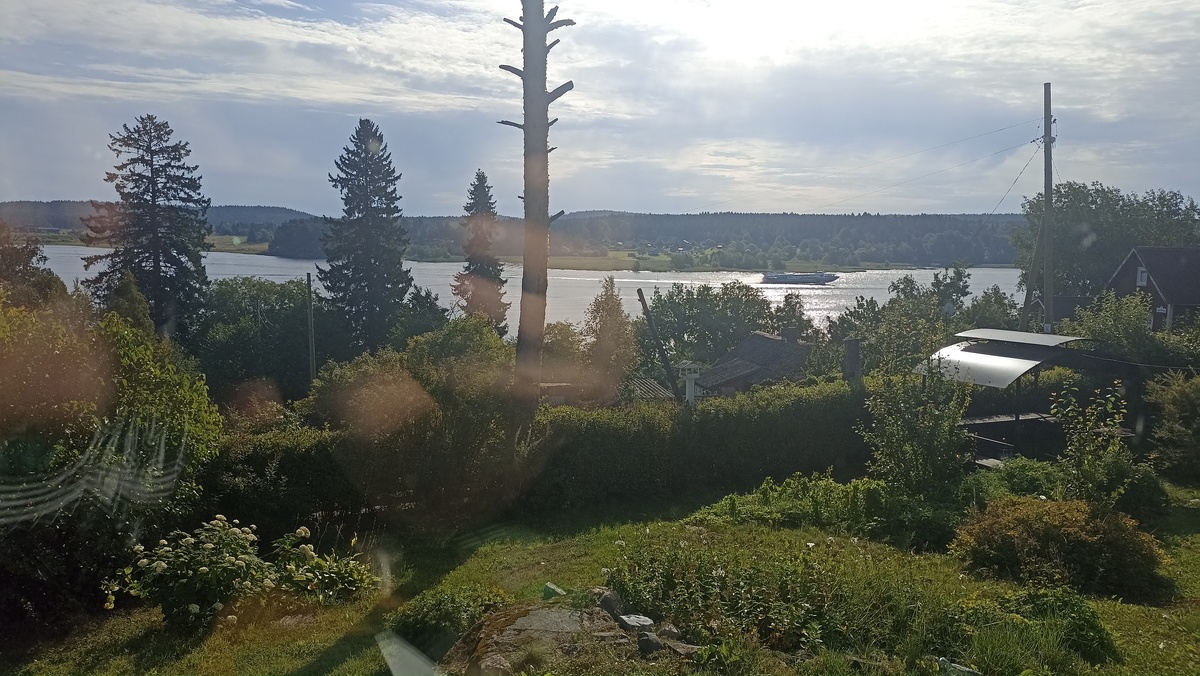 Вид из окна нашего домика