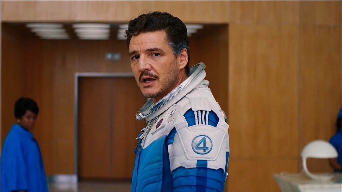 Кадр из фильма "Фантастическая четвёрка: Первые шаги" (2025 г.)