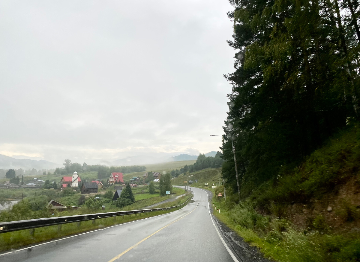 В этом месте красиво всегда. Село Камлак. Чуйский тракт. 
