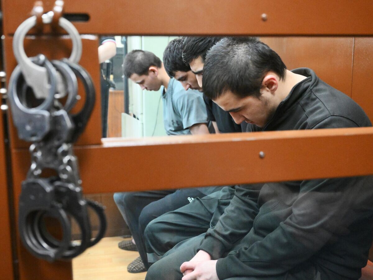    Продление ареста обвиняемым по делу о нападении на "Крокус сити холл"© РИА Новости / Илья Питалев