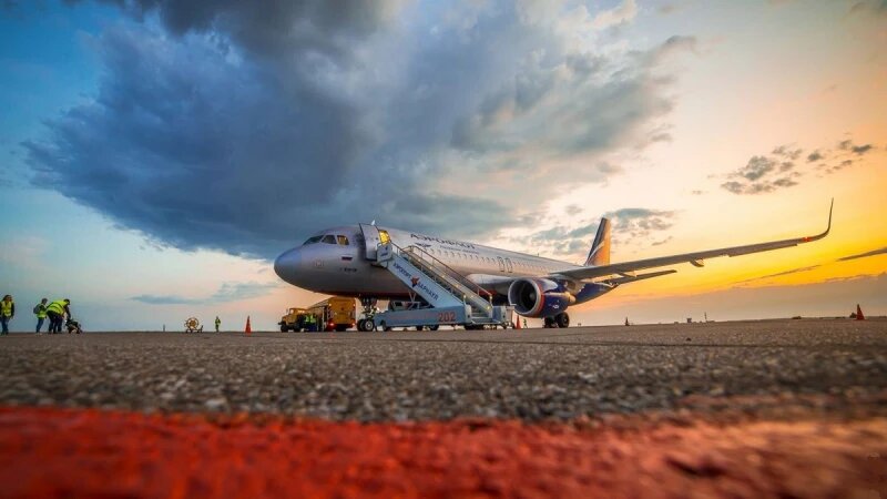     Самолет "Аэрофлота". Алексей Мартышкин