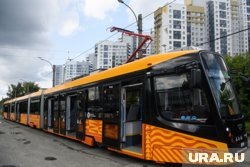     Трамвай идет от Волгоградской до Шарташа Илья Московец © URA.RU