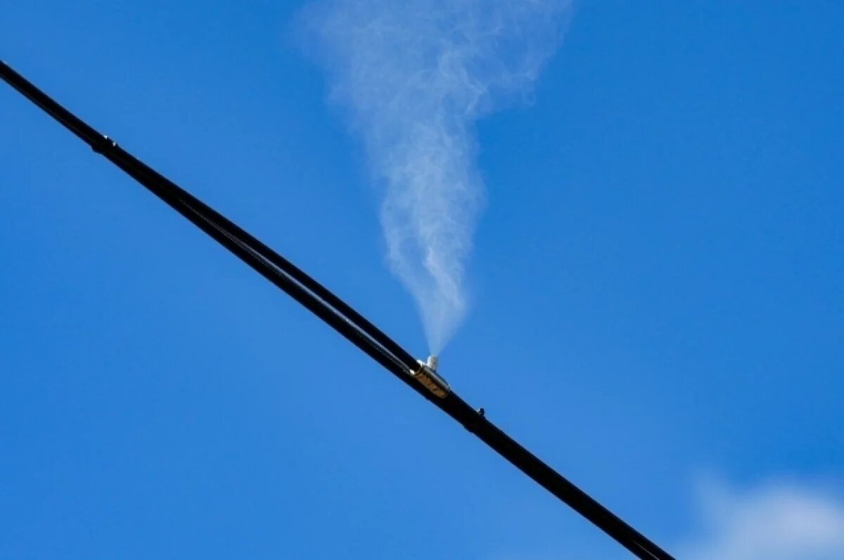    Мокрый барьер против вони установили на станции аэрации в Нижнем Новгороде