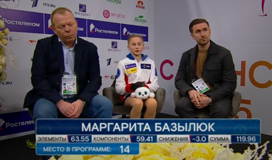 Первенство России, Маргарита Базылюк, 14 место в ПП