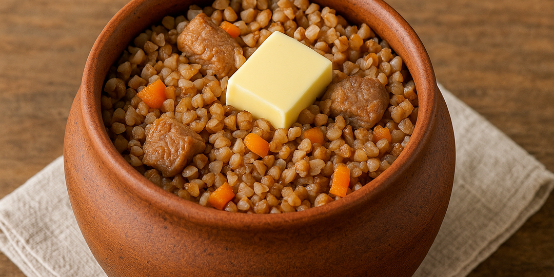 Гречка по-царски в горшочке — ароматная, рассыпчатая, с мясом