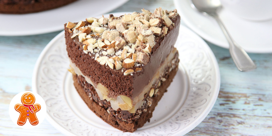 Без сахара и без муки ✧ Шоколадный торт "Крустильян"