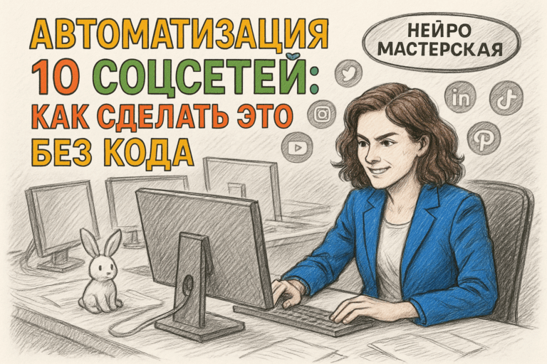    Автоматизация 10 соцсетей: как сделать это без кода Оксана Солдатова