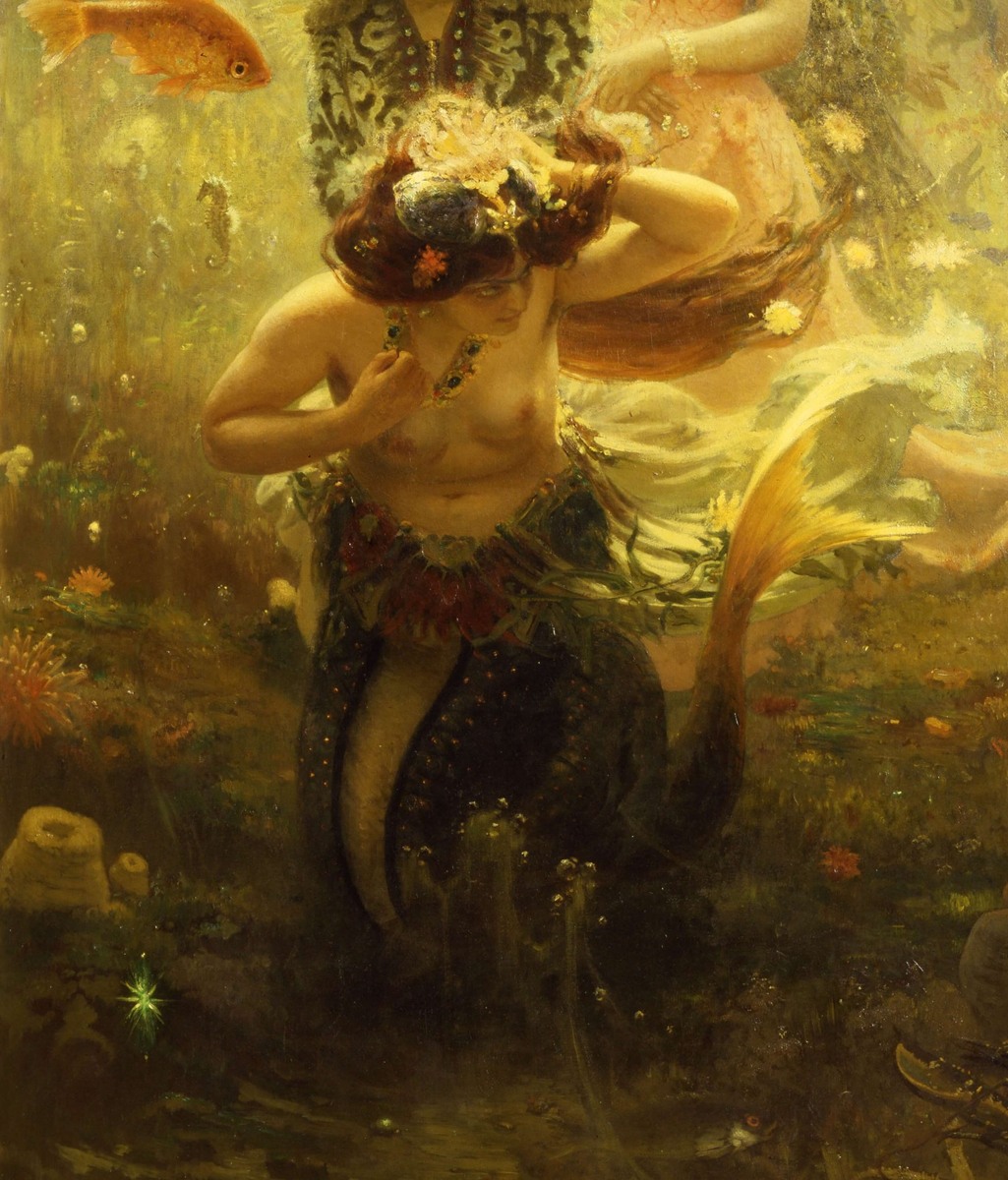 Илья Репин, "Садко", деталь