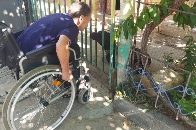    Квартира на земле, с двориком и собственной «охраной». Фото: АиФ-Крым/ Наталья Дремова