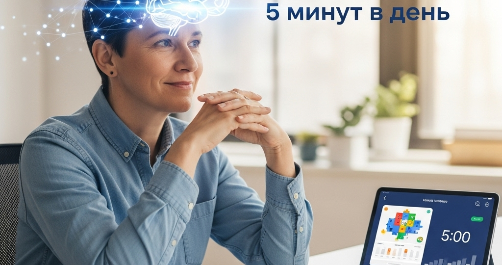🧠 5 минут в день, и ваш мозг работает как у 20-летнего. Проверено на себе!