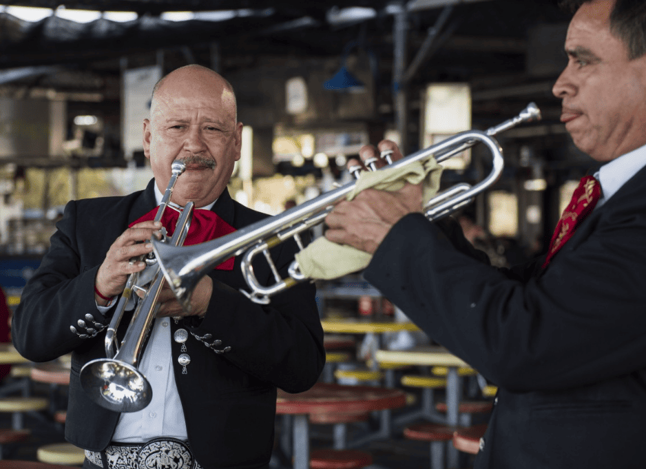 Музыкант в США