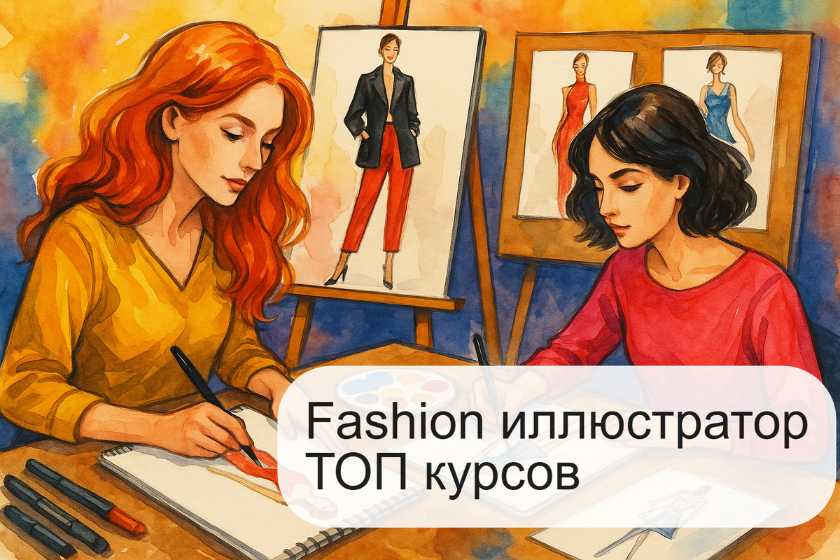 Подборка дистанционных курсов обучения по fashion-иллюстрации