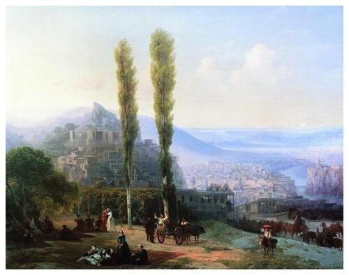 Айвазовский И.К. Вид Тифлиса. 1869 г. Холст, масло