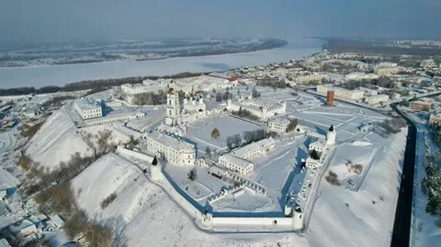 Рис. 1. Тобольский кремль в зимнее время