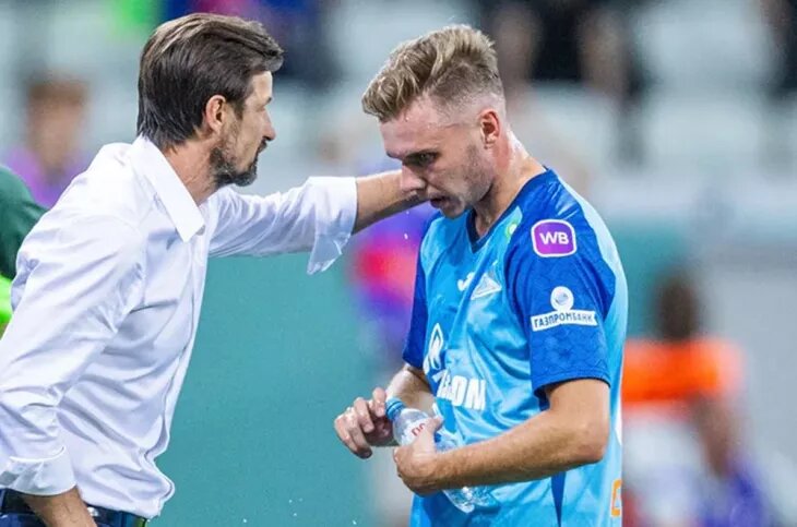 Фото: ФК Зенит, Скриншоты трансляции Матч ТВ