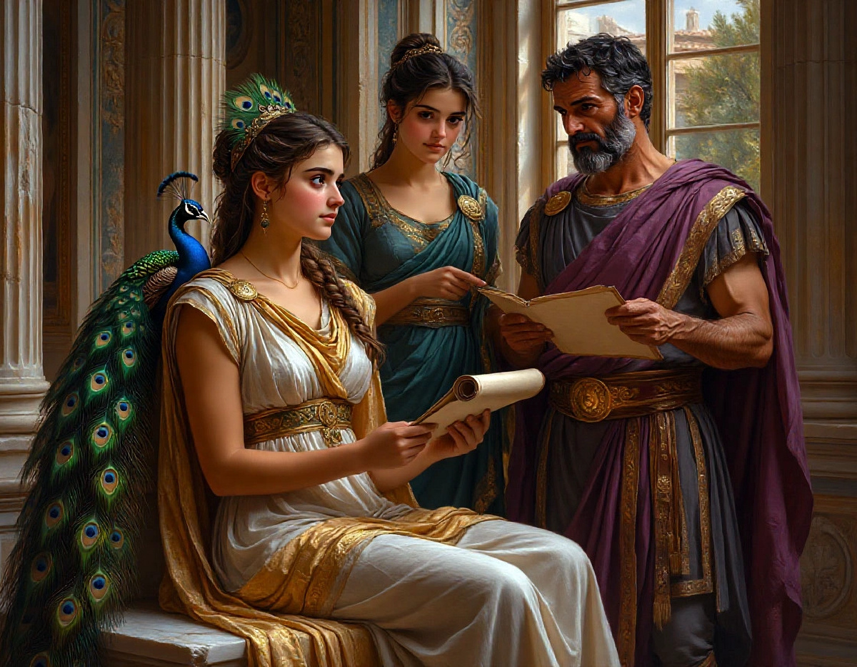 Гиппархия с родителями