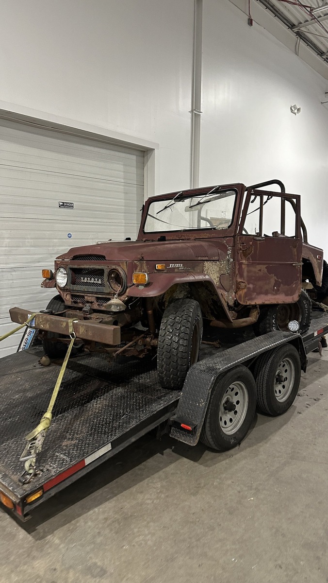    В таком виде автомобиль прибыл на реставрацию