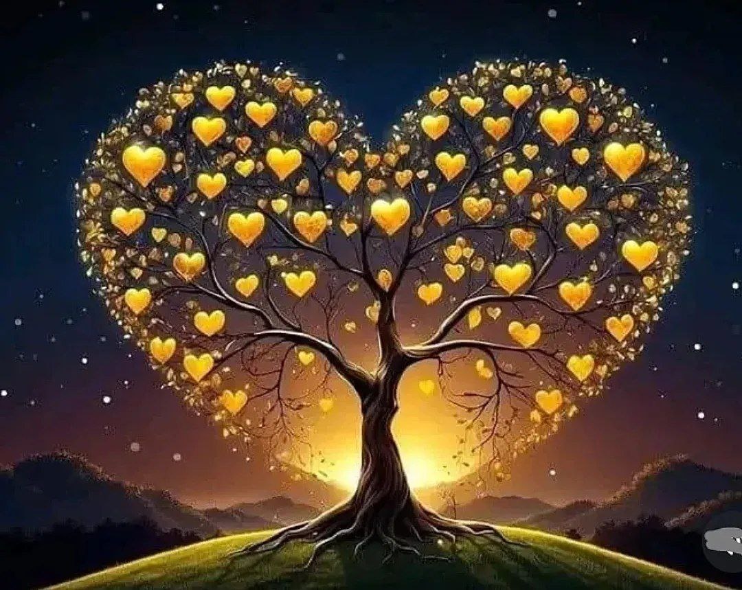 Дерево любви. Из: Post #4114 – Просветление (@prosvetleniye_soznaniya). tgstat.ru