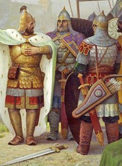 Юрий Долгорукий и Георгий Симонович (в центре). 