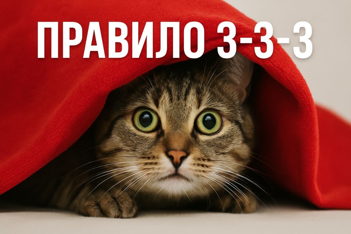 Правило 3-3-3 у кошек