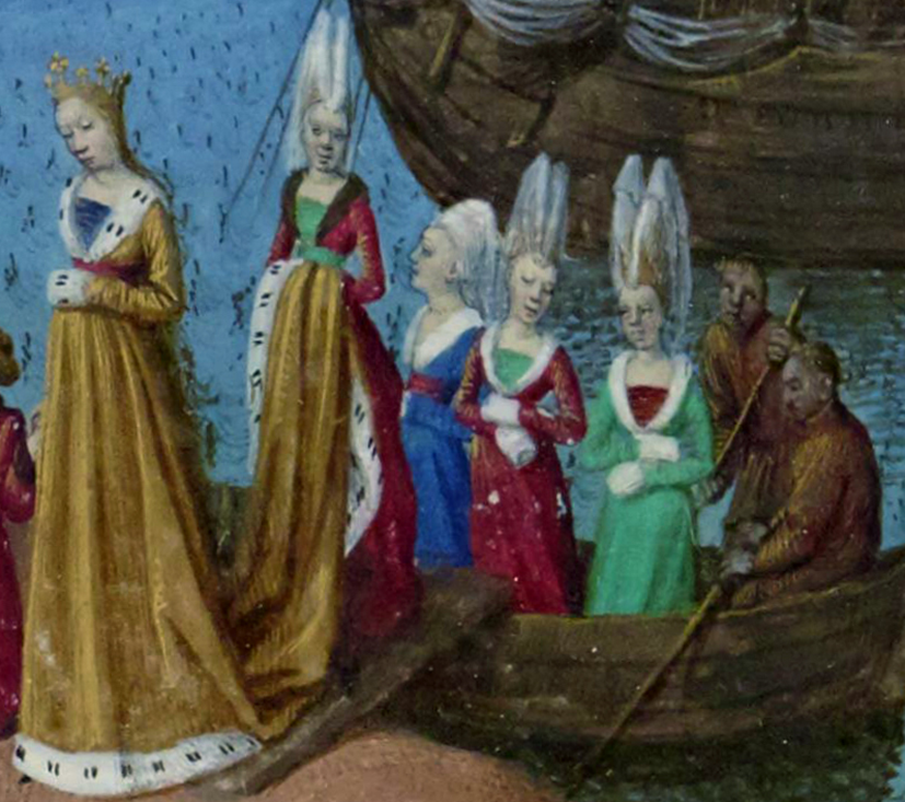 Деталь иллюстрации из Больших французских хроник, ок. 1460. (c) Из коллекции Национальной библиотеки Франции