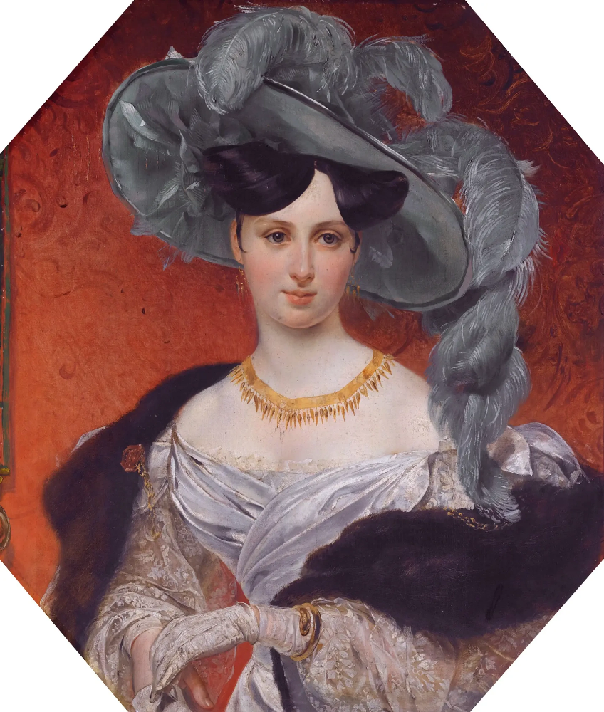 Портрет графини Стефании Витгенштейн, Карл Брюллов, 1830-е. (с) Из частной коллекции